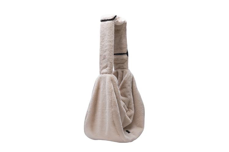 Designed by Lotte Hundetragetasche Tebby 43x18x35 cm — Cognac
