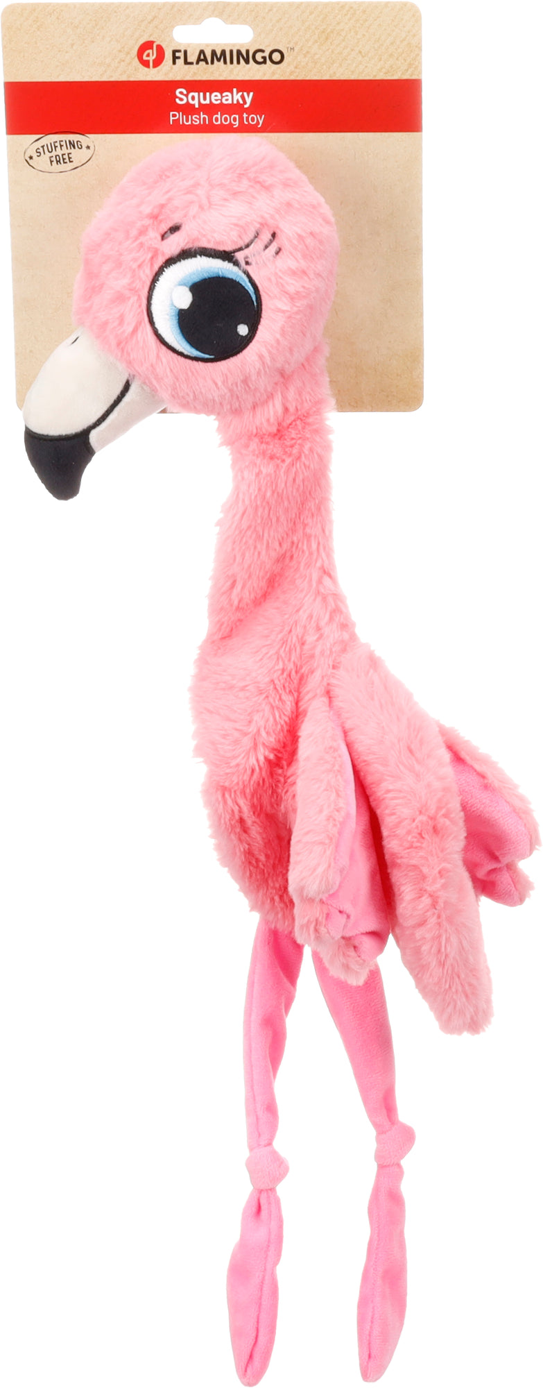 Hondenspeelgoed Pluche Flamingo Minga