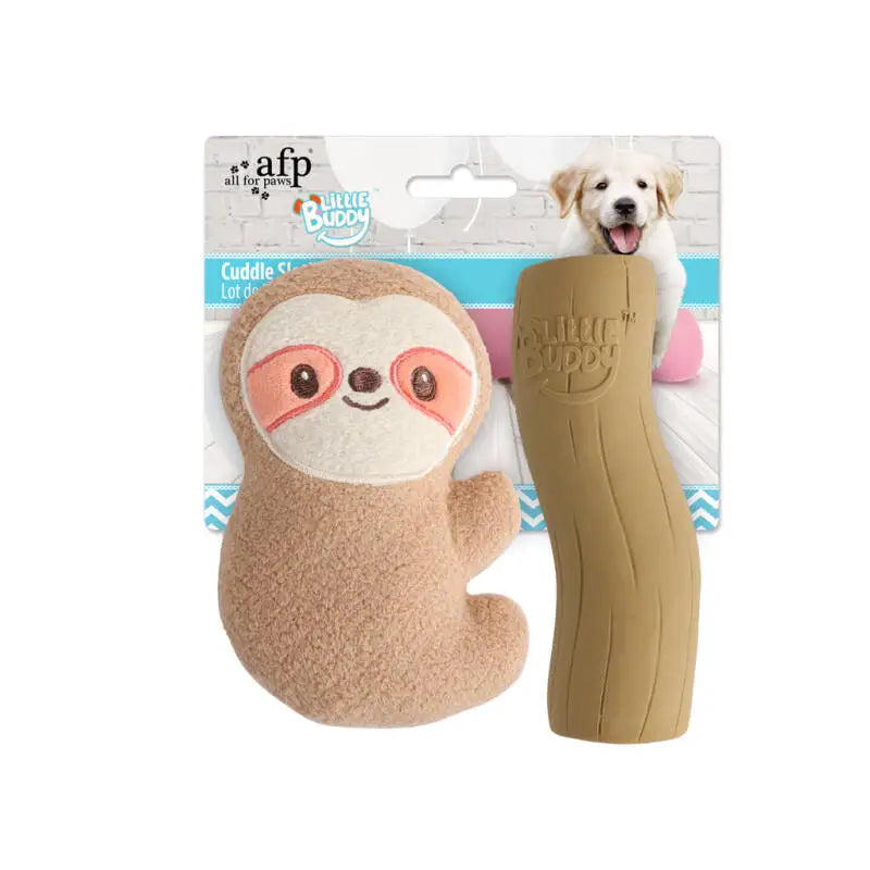 AFP Hondenspeelgoed Little Buddy 2-Pack Toy Cuddle Sloth