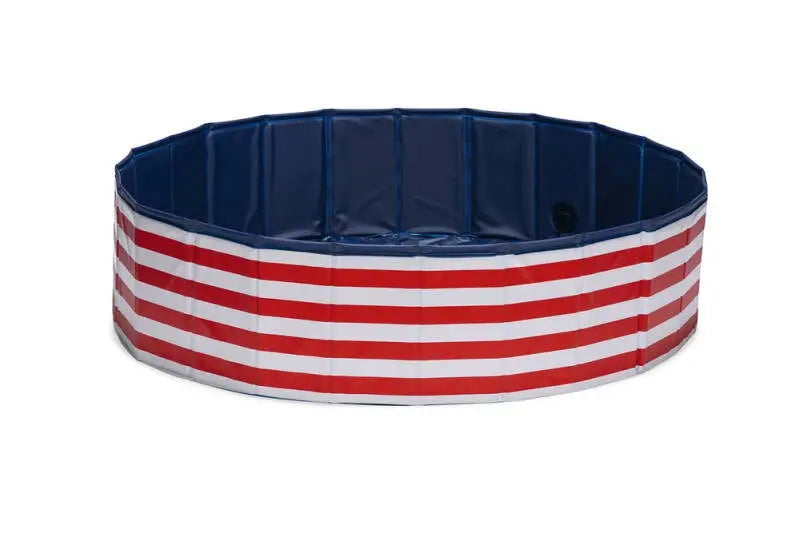 Beeztees Doggy Dip Hondenzwembad — Rood / Wit - 80x80x20 cm