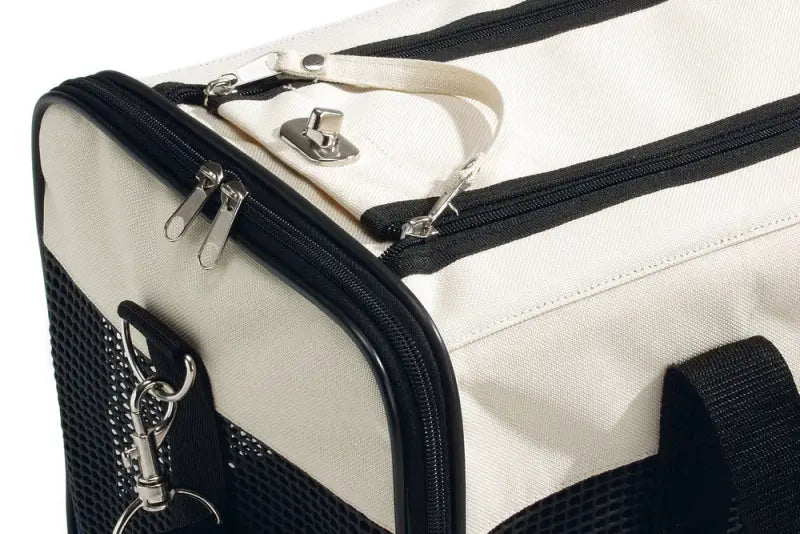 Beeztees Draagbare Katten Reistas 43x25x27 cm — Blauw / Crème - Kattentas