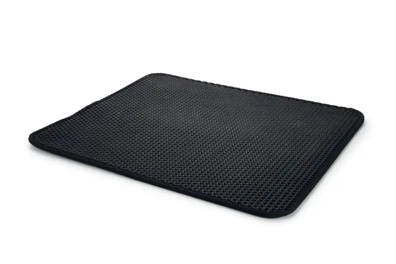 Beeztees Dubbele Kattenbakmat 60x50 cm — Zwart