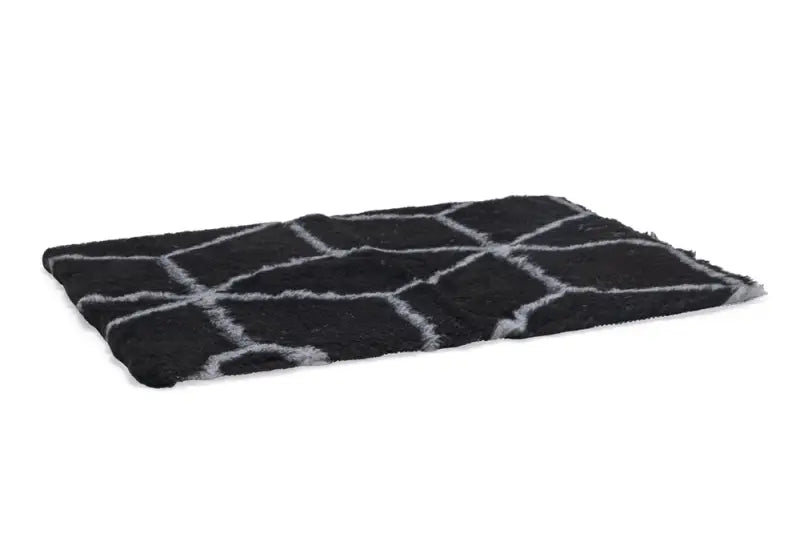 Beeztees Eco Vetbed Qub 121x78 cm — Zwart