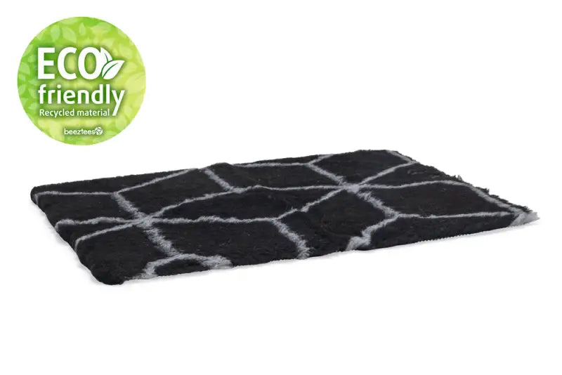 Beeztees Eco Vetbed Qub 121x78 cm — Zwart