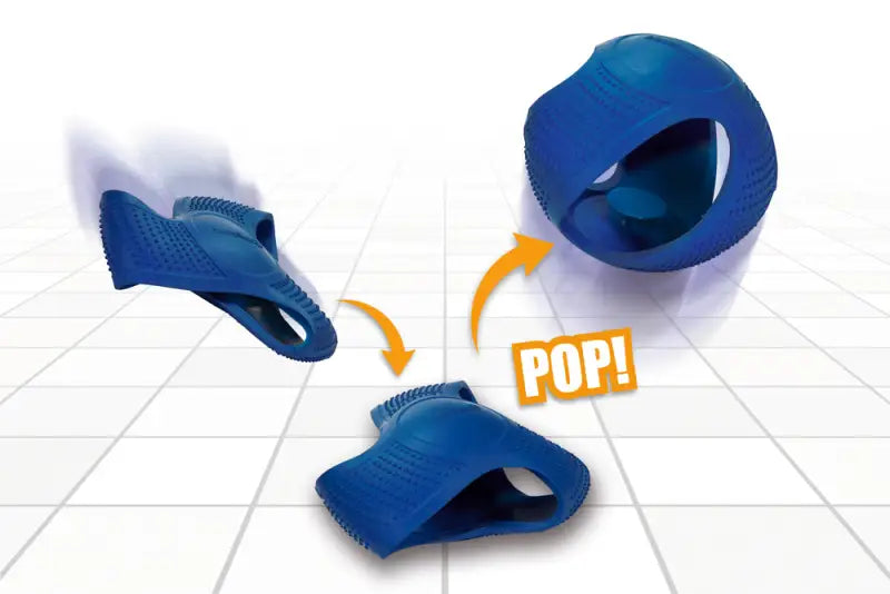 Beeztees Frisbee bal Hondenspeelgoed blauw 16 cm