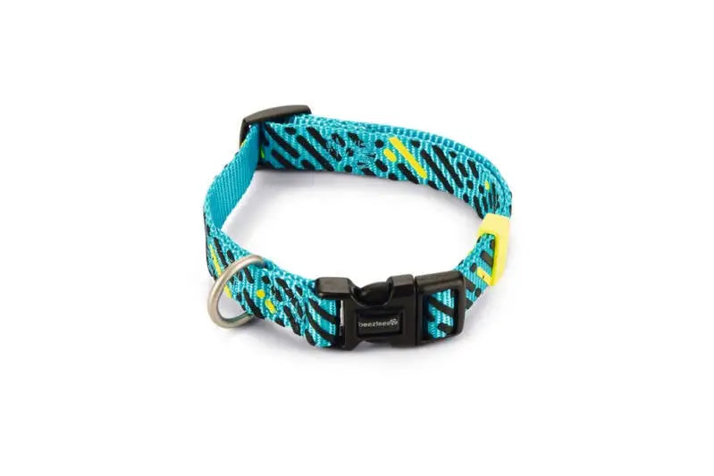 Beeztees Hondenhalsband Memphis lichtblauw 26-40 cm