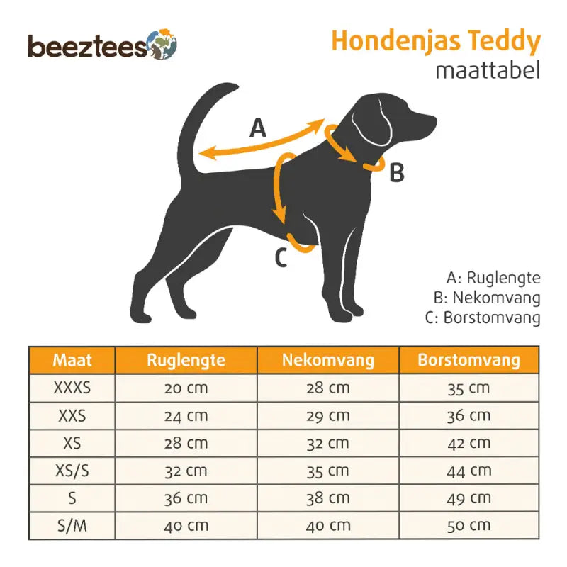 Beeztees Hondenjas Teddy — Beige