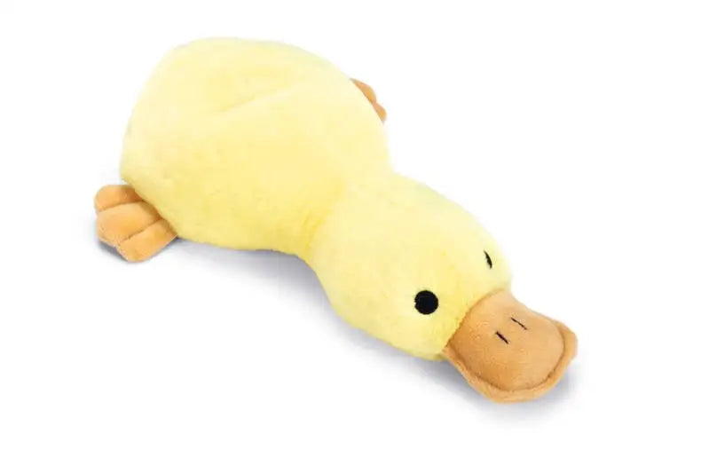 Beeztees Hondenspeelgoed Pluche Eend Peppin geel 32 cm