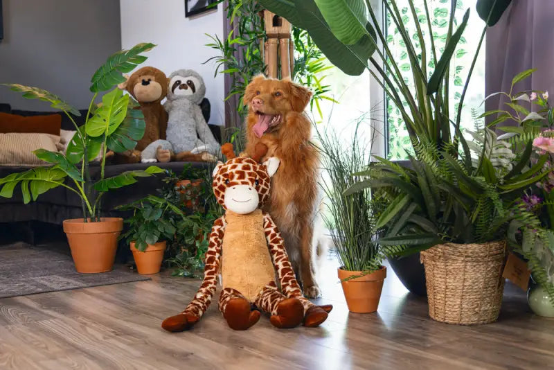 Beeztees Hondenspeelgoed Pluche Jungle XL Giraf 85 cm