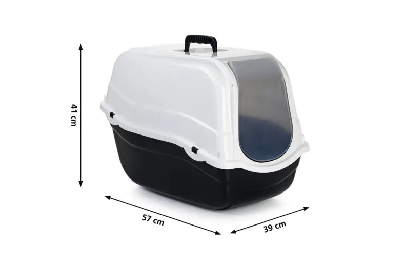 Beeztees Kattenbak Romeo 57x39x41 cm — Zwart - Kattenbak