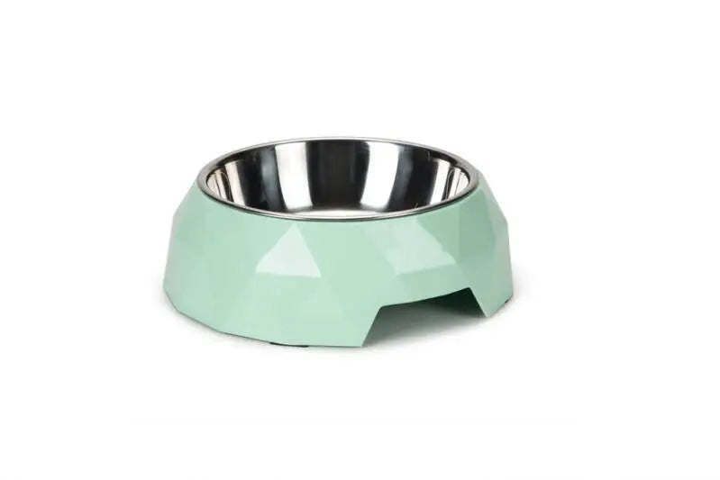Beeztees Kattenvoerbak Diamond groen 14 cm - 160 ml