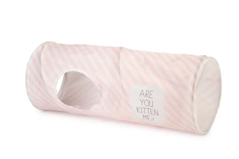 Beeztees Kitten Nini Kattentunnel roze 60x24x24 cm