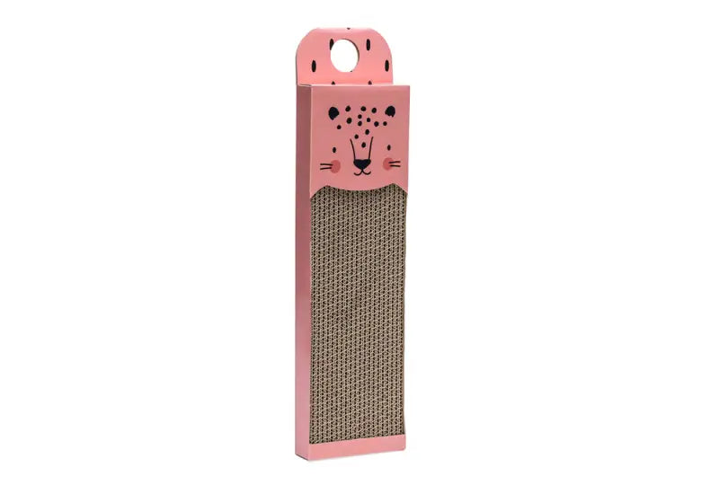 Beeztees Krabplank Luipaard 45x13x2 cm — Roze - Krabplank