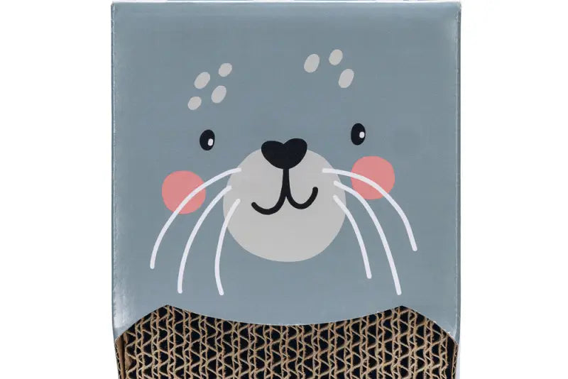 Beeztees Krabplank Zeehond 45x13x2 cm — Blauw - Krabplank