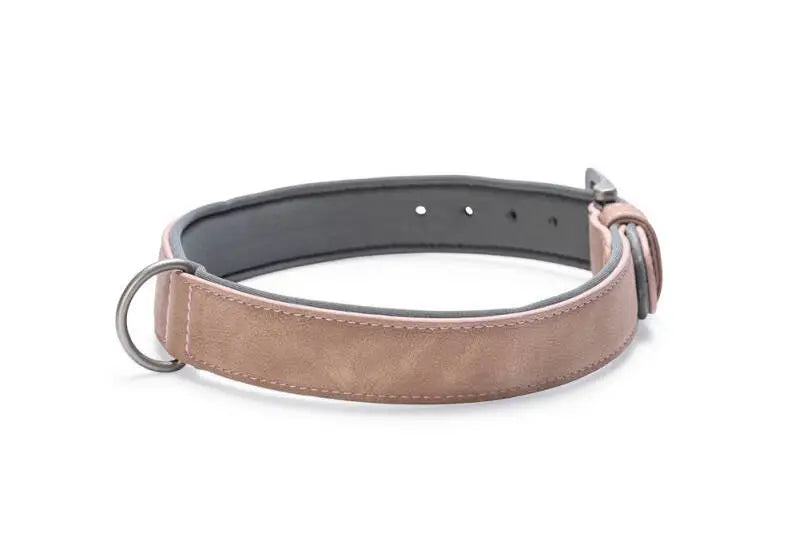 Beeztees Kunstleer Hondenhalsband Balacron Ax roze 47-57x30 mm