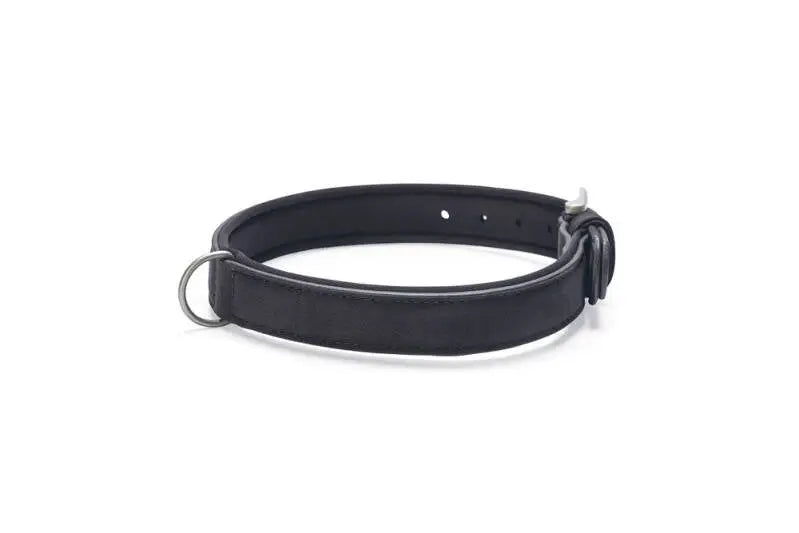 Beeztees Kunstleer Hondenhalsband Balacron Ax zwart 38-48x25 mm