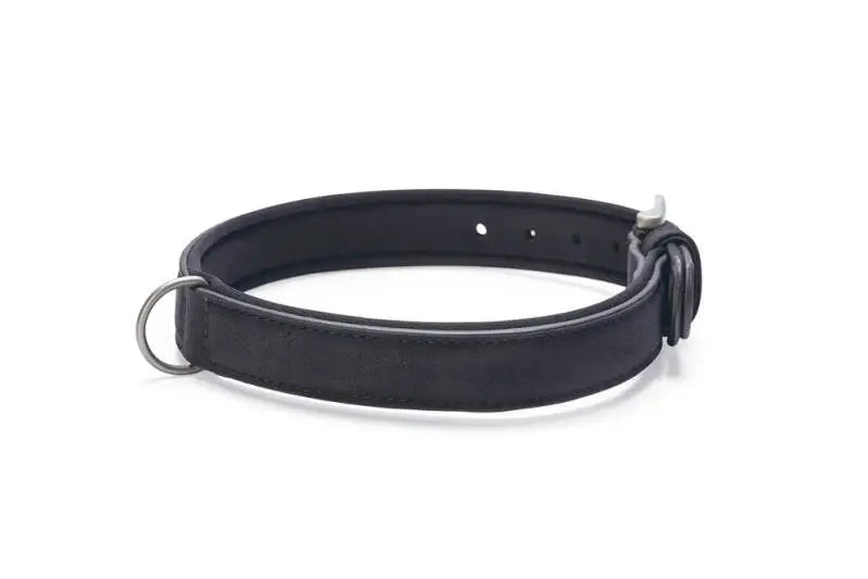 Beeztees Kunstleer Hondenhalsband Balacron Ax zwart 43-53x25 mm