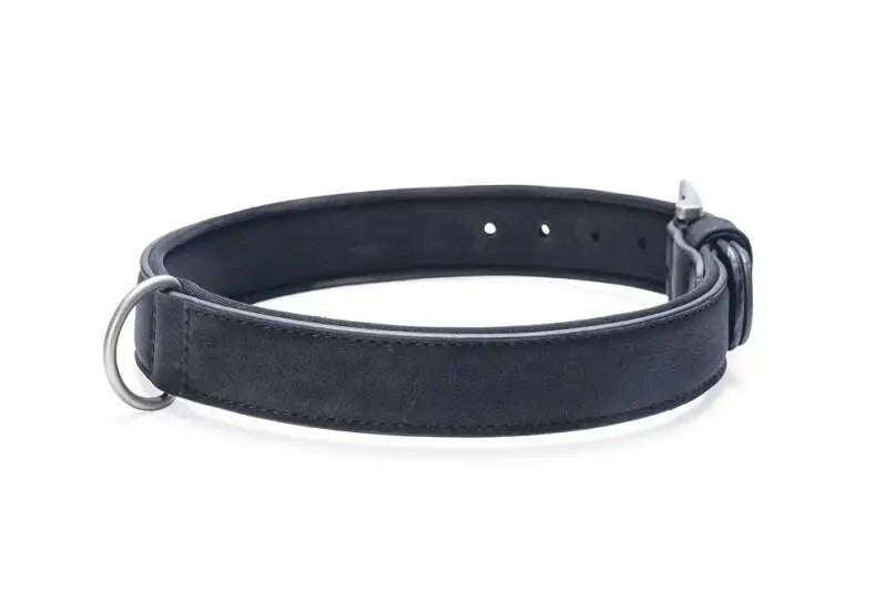 Beeztees Kunstleer Hondenhalsband Balacron Ax zwart 47-57x30 mm