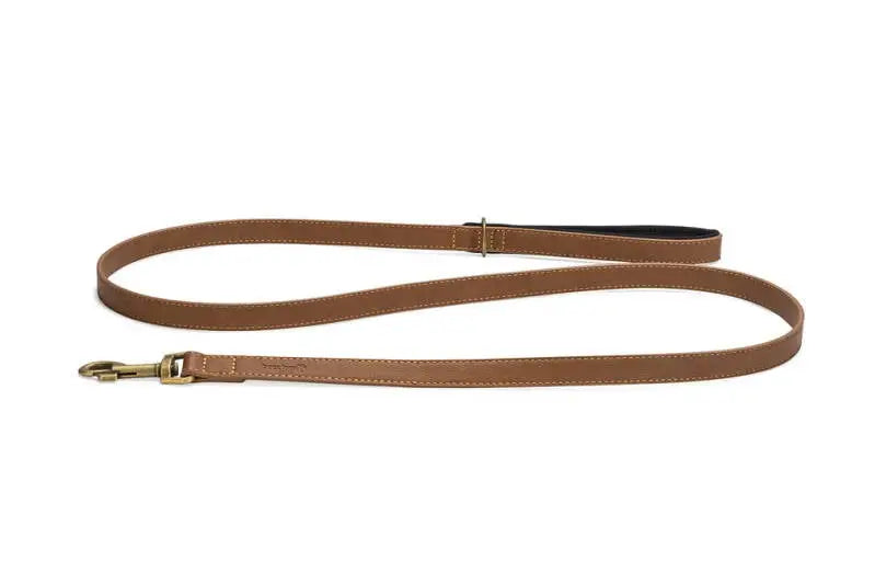 Beeztees Kunstleer Hondenriem Balacron Ax bruin 180x20 mm — 180 cm x 20 mm