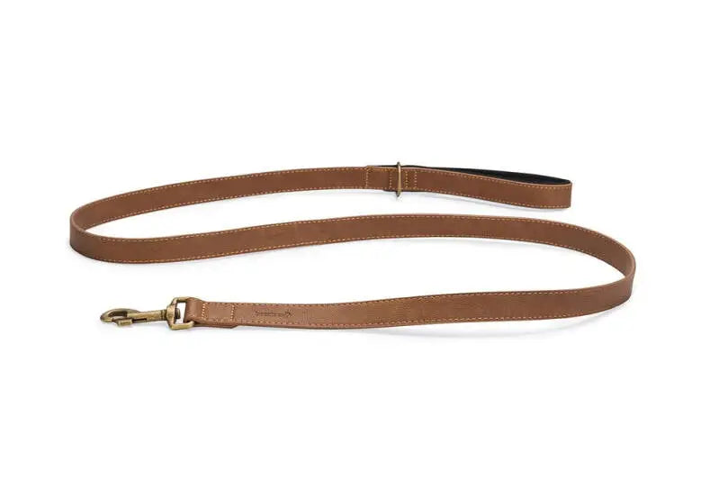 Beeztees Kunstleer Hondenriem Balacron Ax bruin 180x25 mm — 180 cm x 25 mm