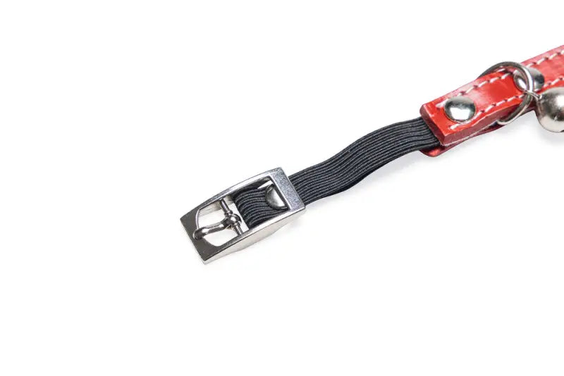 Beeztees Leren Kattenhalsbandje met Bandana — Rood - HALSBANDEN/LIJNEN LEER