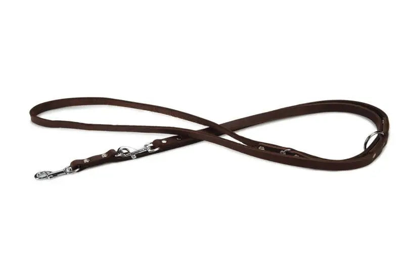 Beeztees Leren Trainingslijn bruin 200x12 mm