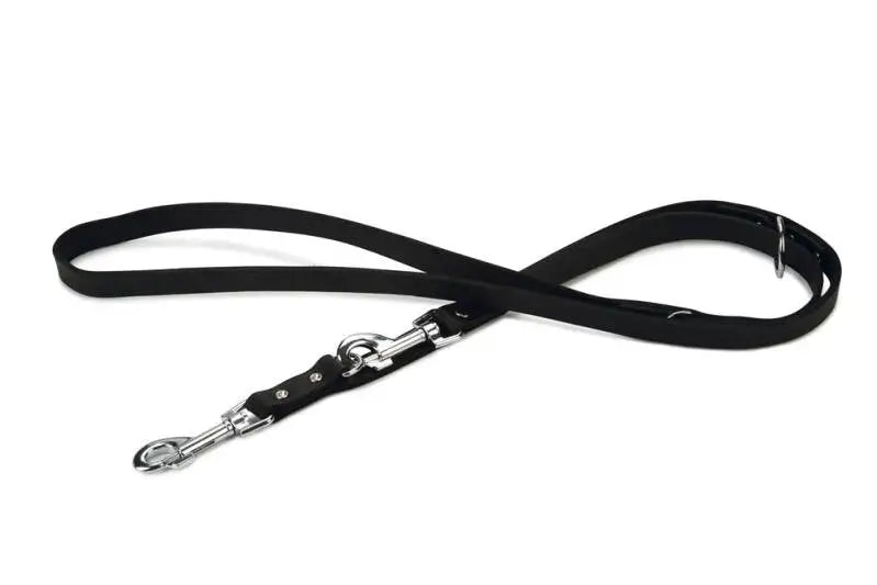 Beeztees Leren Trainingslijn zwart 200x20 mm