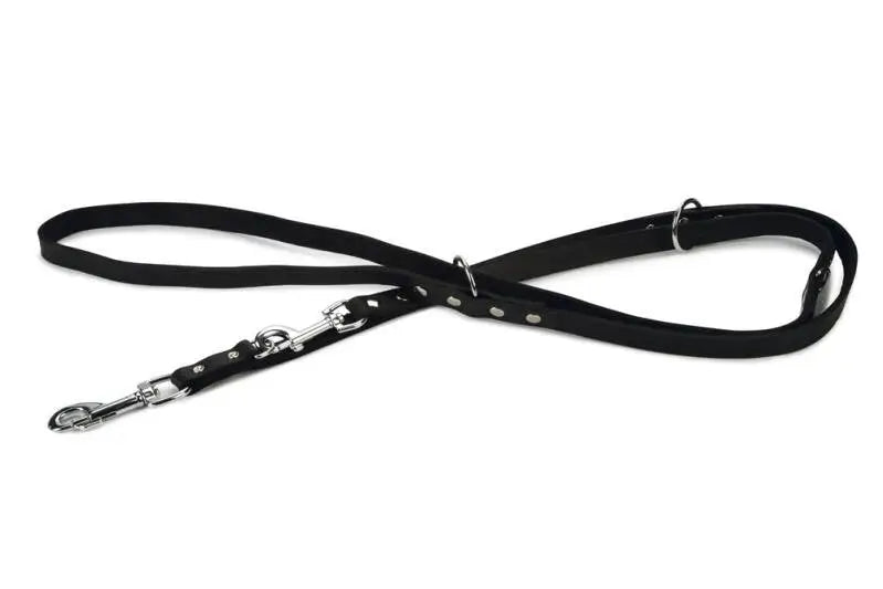 Beeztees Leren Trainingslijn zwart 240x18 mm