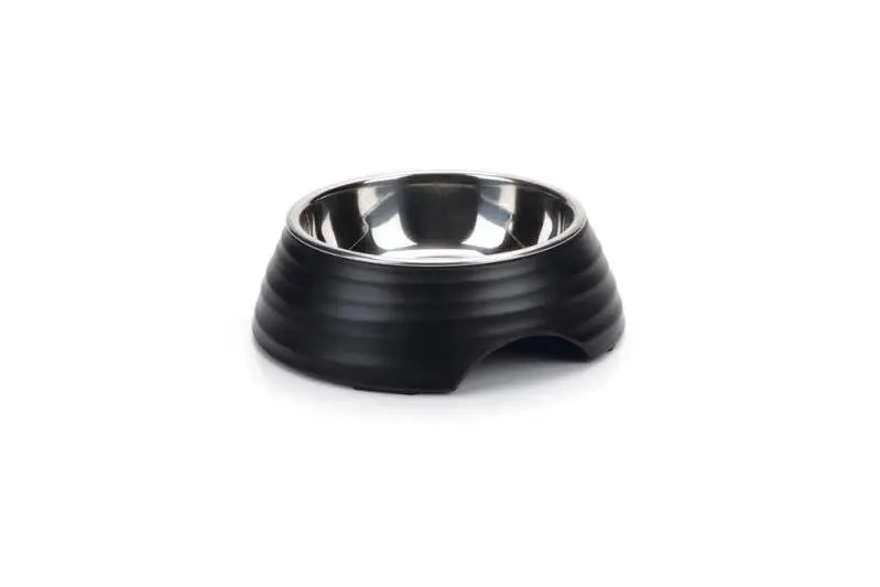 Beeztees Melamine Hondenvoerbak Rimpu 14 cm — Zwart
