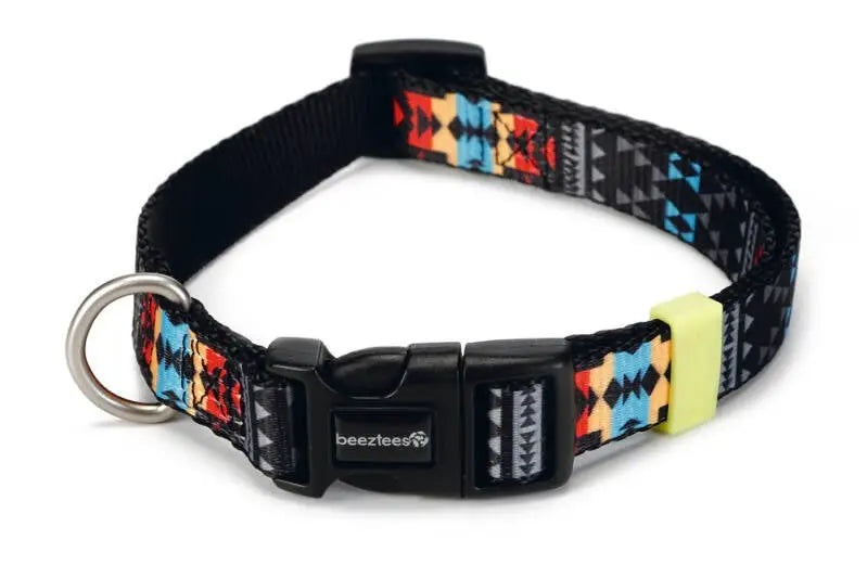Beeztees nylon Hondenhalsband Mucadi 48-70x25