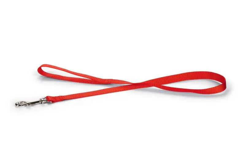 Beeztees Nylon Hondenriem rood 100x20 mm — 100 cm x 20 mm