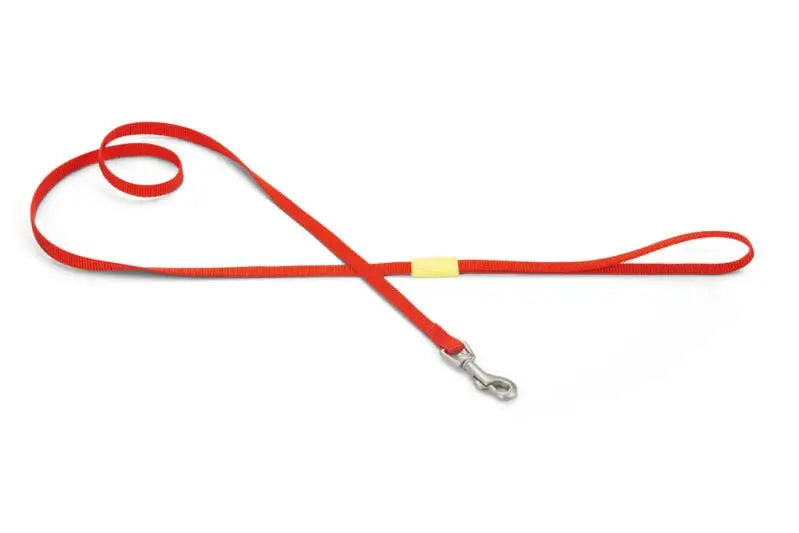 Beeztees nylon Hondenriem Uni rood 120x10 — 120 cm x 10 mm