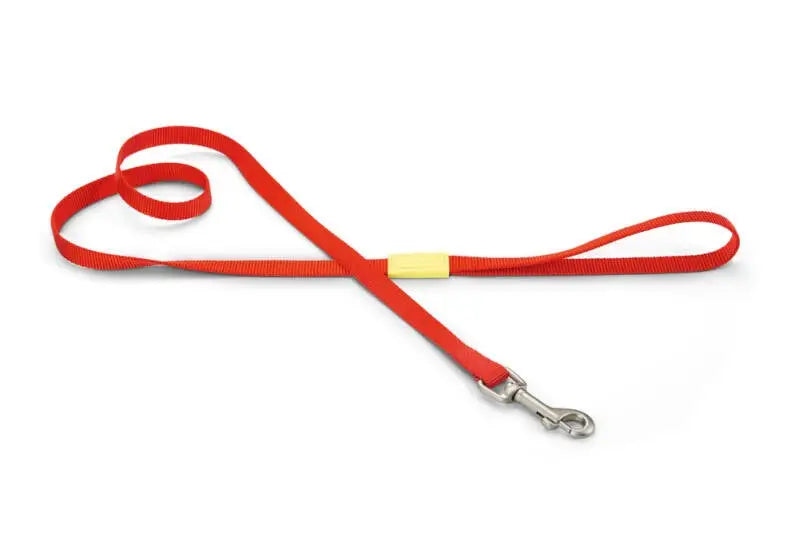 Beeztees nylon Hondenriem Uni rood 120x15 — 120 cm x 15 mm