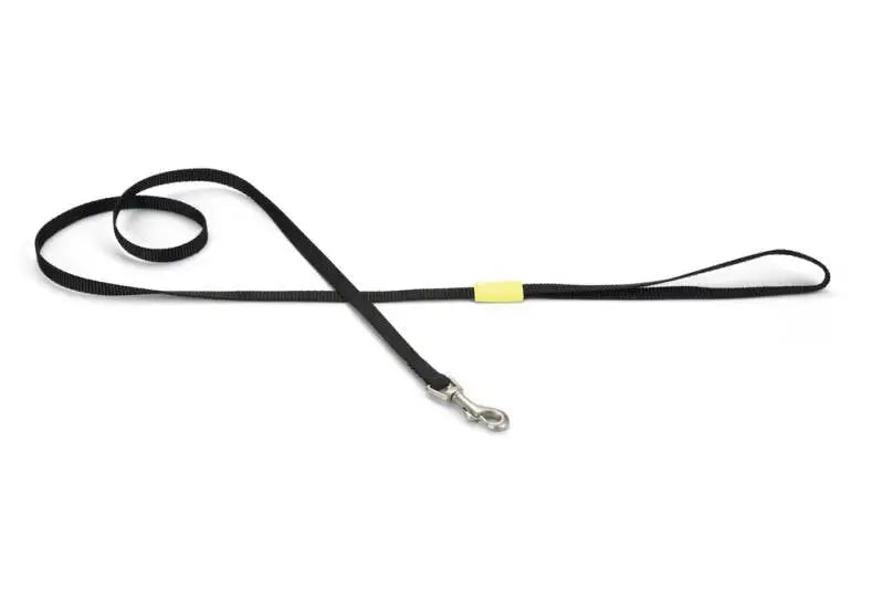 Beeztees nylon Hondenriem Uni zwart 120x10 — 120 cm x 10 mm