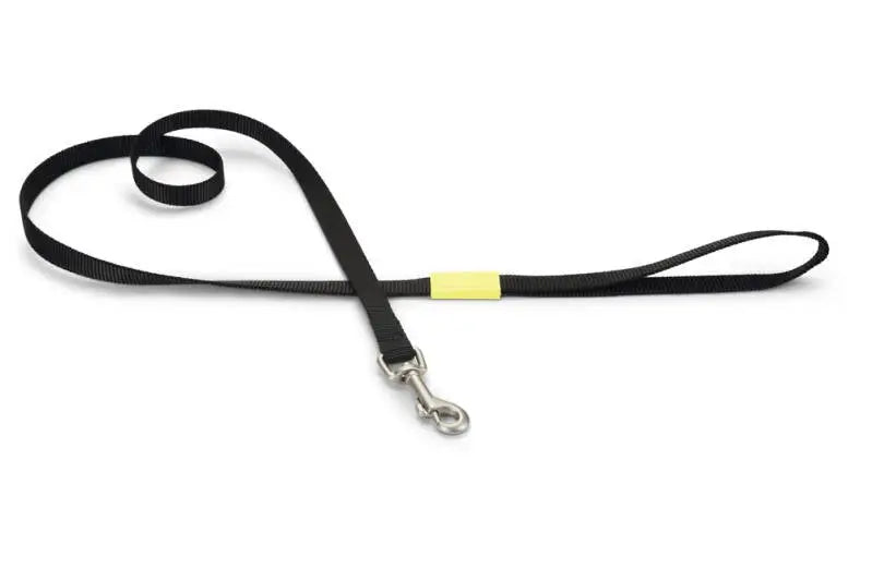 Beeztees nylon Hondenriem Uni zwart 120x15 — 120 cm x 15 mm