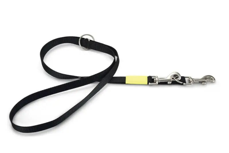 Beeztees nylon Hondenriem Uni zwart 200x20 — 200 cm x 20 mm