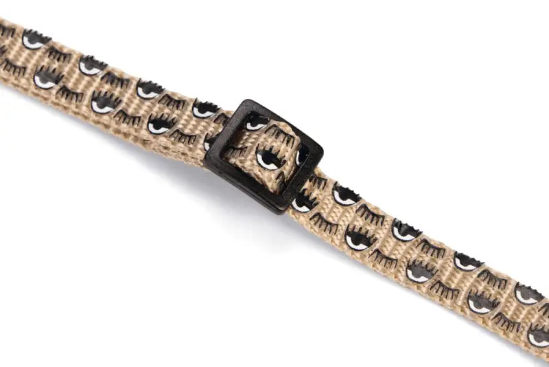 Beeztees nylon Kattenhalsbandje Eyes — Beige - HALSBANDEN/LIJNEN NYLON