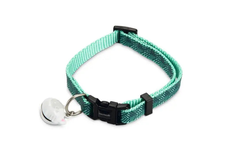 Beeztees nylon Kattenhalsbandje Geo donkergroen — Groen