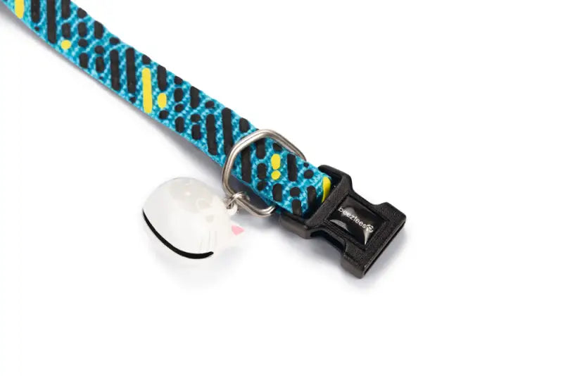 Beeztees nylon Kattenhalsbandje Memphis — Lichtblauw - HALSBANDEN/LIJNEN NYLON