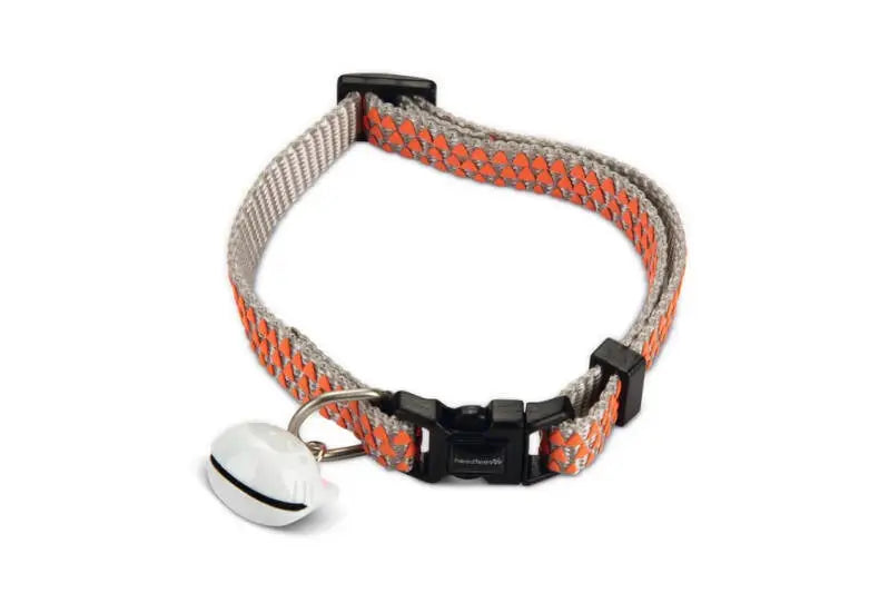 Beeztees nylon Kattenhalsbandje Triangle lichtgrijs — Grijs