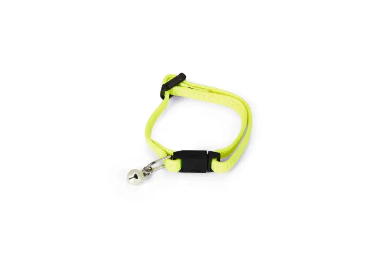 Beeztees Nylon Kittenhalsbandje Neon — Geel - HALSBANDEN/LIJNEN NYLON