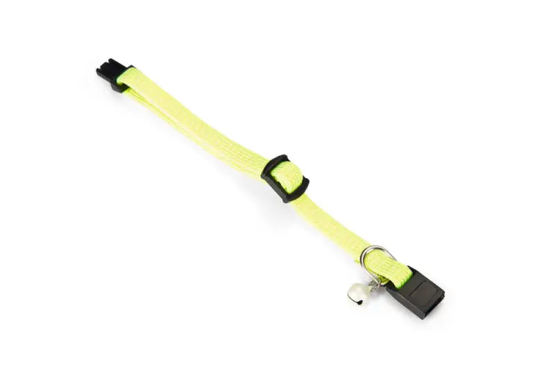 Beeztees Nylon Kittenhalsbandje Neon — Geel - HALSBANDEN/LIJNEN NYLON