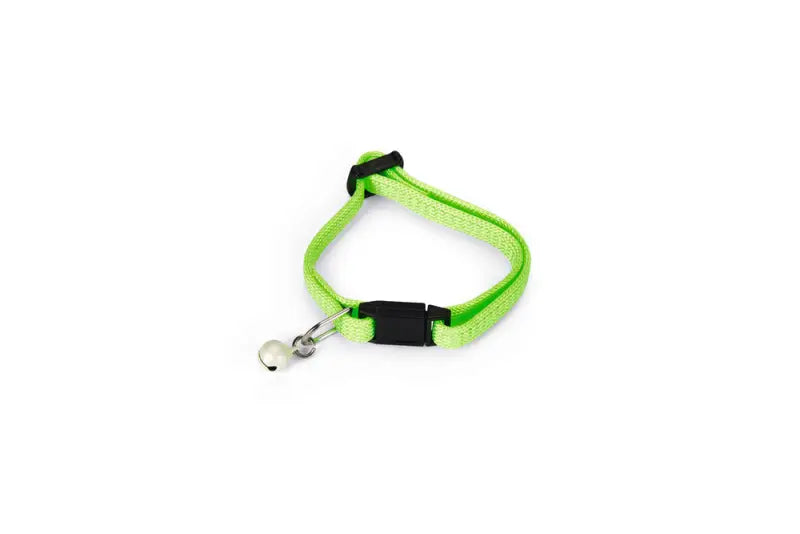 Beeztees Nylon Kittenhalsbandje Neon — Groen - HALSBANDEN/LIJNEN NYLON