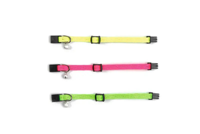 Beeztees Nylon Kittenhalsbandje Neon — Groen - HALSBANDEN/LIJNEN NYLON