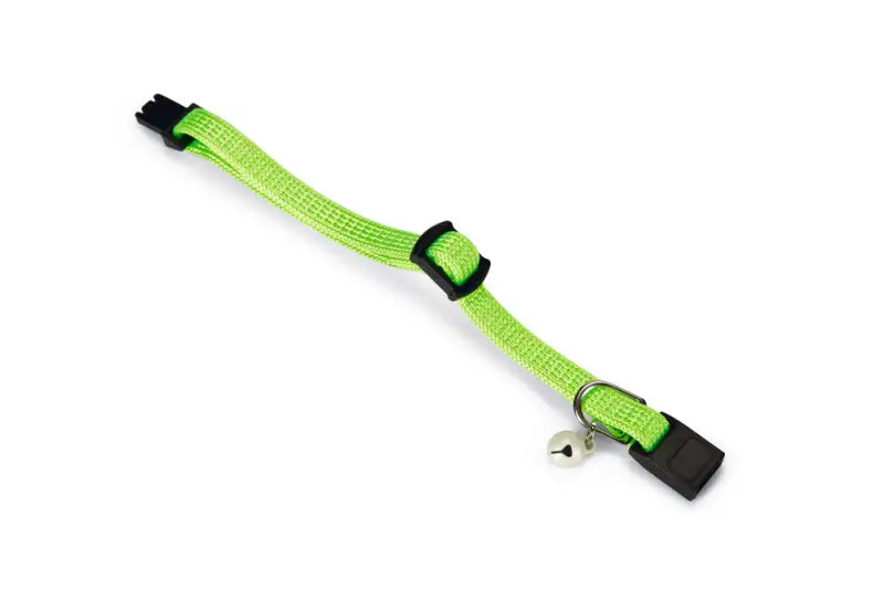 Beeztees Nylon Kittenhalsbandje Neon — Groen - HALSBANDEN/LIJNEN NYLON