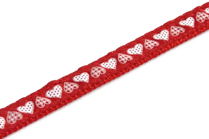 Beeztees Nylon Kittentuigje Hearts — Rood - Kattentuigje