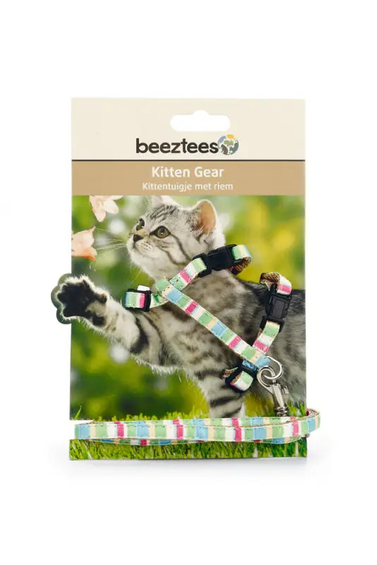 Beeztees Nylon Kittentuigje Joy — Groen - Kattentuigje