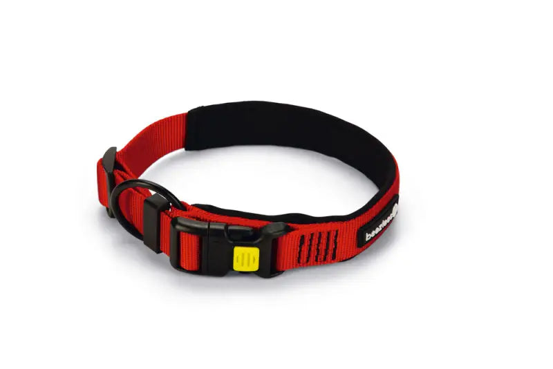 Beeztees Nylon Premium Hondenhalsband Parinca 40-45 cm — Rood