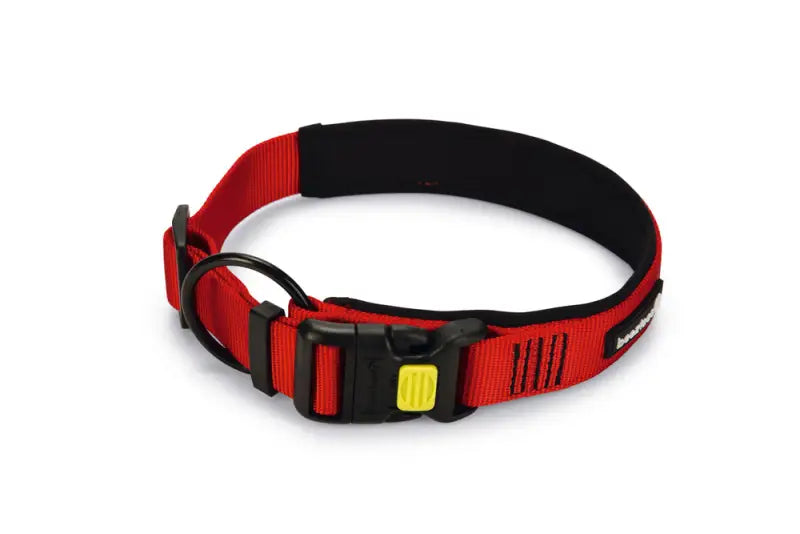 Beeztees Nylon Premium Hondenhalsband Parinca 50-55 cm — Rood