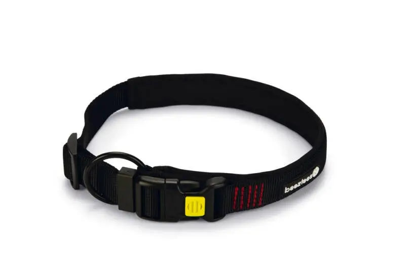 Beeztees Nylon Premium Hondenhalsband Parinca 55-60 cm — Zwart